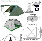 Tents for Camping Waterproof Lightweight Easy Set Up 4 Season Winter Family Tent