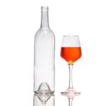 Aluminum Plastic PP Collar 750ml Antique Green Bordeaux Claret Shape Punted