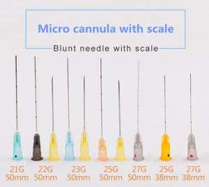 Wholesale Lastic Surgery Cosmetic Cannula Sterile 21G Blunt Tip Needle from china suppliers