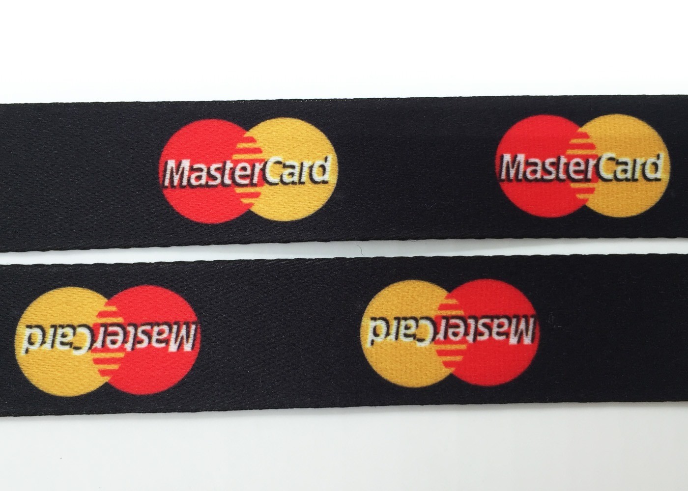 Shiny red color high quality heat transfer printing lanyards for festival