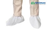 Blue White Short Type SMS Disposable Non Woven Shoe Cover Boot Cover