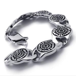 Wholesale High Quality Tagor Stainless Steel Jewelry Fashion Men's Casting Bracelet PXB057 from china suppliers