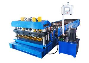 Wholesale ISO 1250mm Coil Steel Roof Roll Forming Machine Roof Tile Manufacturing Machine from china suppliers
