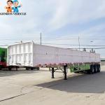 Heavy Duty 40-60 Tons Side Wall Semi Trailer For Zambia