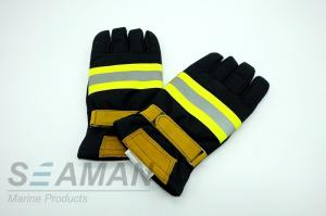 Wholesale Fire Retardant Aramid Fiber Leather Fireman Protective Gloves Fire Fighting Equipments from china suppliers