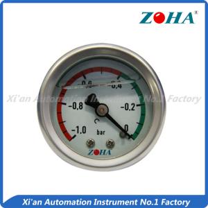 Wholesale High Accuracy Oil Filled Pressure Gauge With Colored Dial Mpa Psi Bar Kg/Cm2 from china suppliers