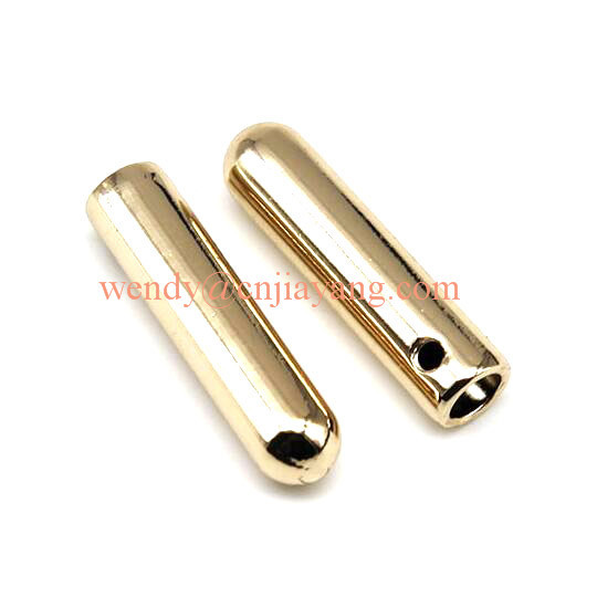 jiayang aglet painting color blue color mesh brass tips aglets brass tip