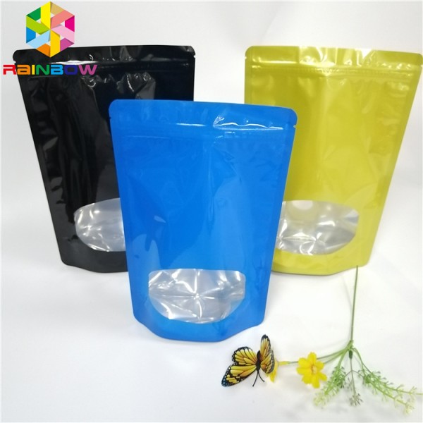Mini Aluminum Foil Pouch Packaging Stand Up k Recyclable Candy Sugar Applied