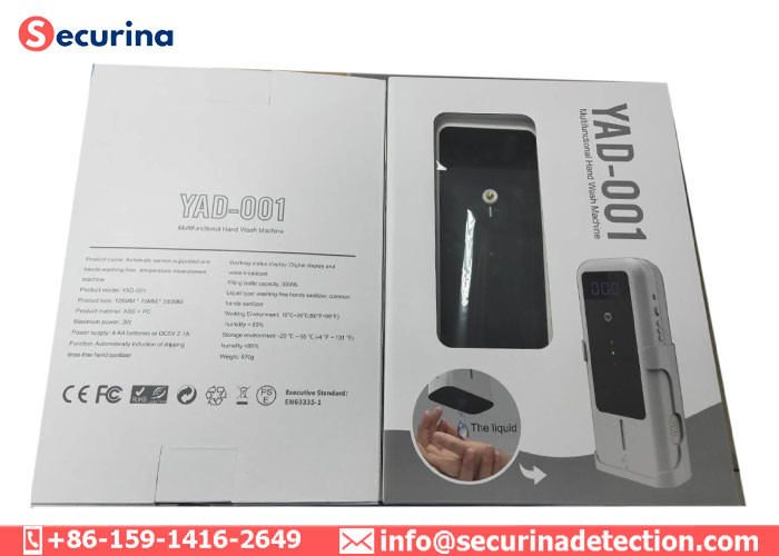 1-5CM Measuring Distance No-Touch Thermometer Hands Disinfect Equipment With 300ML Disinfectant Built-In