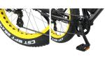 26 Inch 36v 350w Electric Fat Bike , Rear Brushless Geared Fat Tire Electric