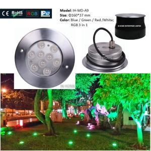 Wholesale No UV Blue / Green Outdoor Garden Ground Lights 50000 Hours Lifespan from china suppliers