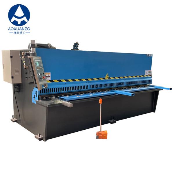 Manual Blade Gap Adjustment Swing Beam Metal Steel Hydraulic Shearing Machine