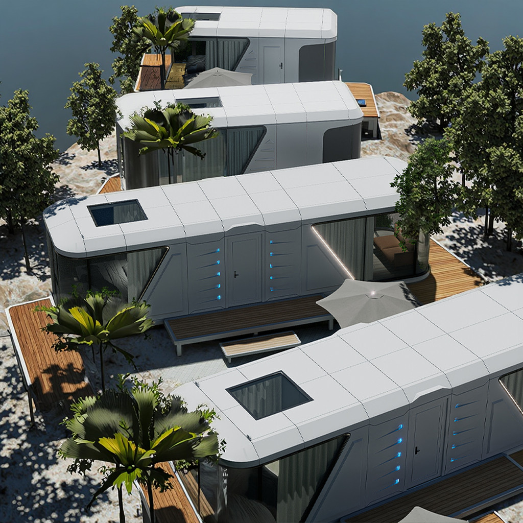 38 M2 Aluminum Intelligent Space Capsule House Future Of Personalized Homestays For Personalization And Comfort