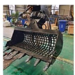 Wholesale Rotary Tilt Sieve Tilt Bucket For Excavator Rotated 360 Degrees 45 Degrees from china suppliers