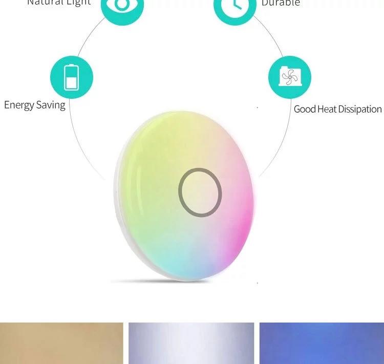 36W RGB Smart Music Led Ceiling Light 2700K Bluetooth Music Led Ceiling Lamp