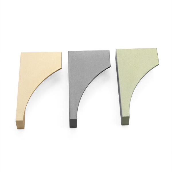 120mm Brass Aluminium Combination 3 Color Cabinet Door Handles