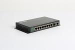 8 100M RJ45 PoE Ports + 2 1000M SFP Ports PoE Network Switch