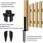 14 Ga Steel Fence Post Repair Stakes for Repairing Damaged Fence Posts and Gates