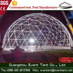 Durable Steel Frame PVC Geodesic Large Dome Tent Diameter 15m