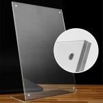 Clear Magnetic Tabletop Photo Frames Lightweight Drop Resistant