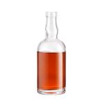 Custom Logo Empty Liquor Wine Glass Bottle 750 Ml with Wood Cork and Lead-free
