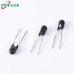 2 Leg Small Epoxy Coated Black NTC Thermistor 100k