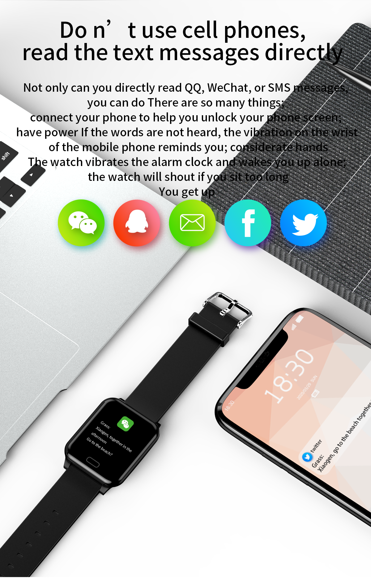 On sales for theBody temperature monitoring smart exercise bracelet /sport watch digital
