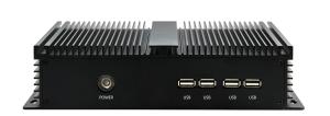 Wholesale Aluminum Alloy HDMI Linux 1000Mbps Fanless Embedded Box PC from china suppliers