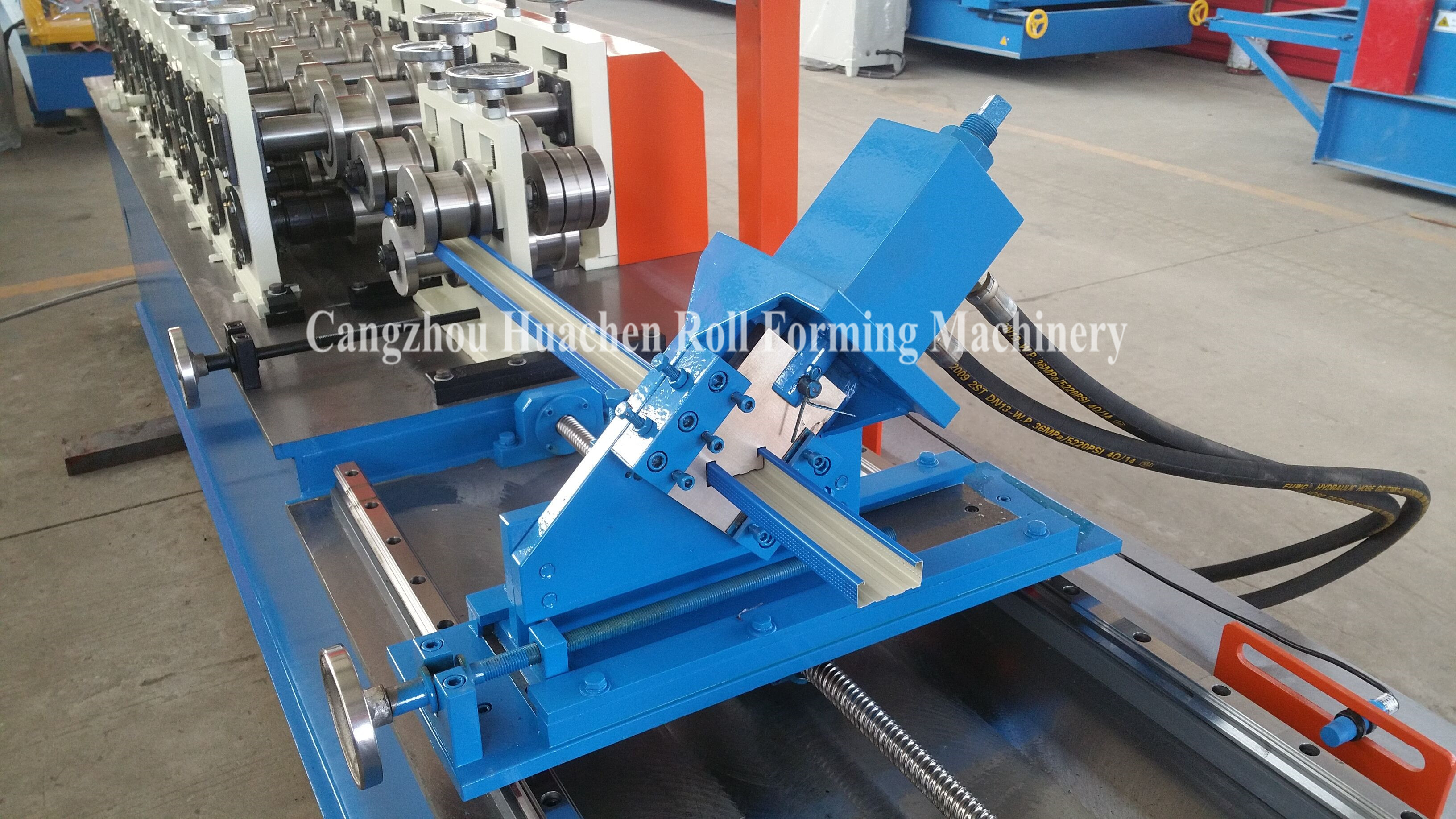 5.5kw Cold Roll Forming Machine For Light Steel / Metal Stud / Keel Framing
