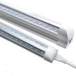 0-10V Dimmable T8 V-Shape LED Tube Light with Aluminum Body+PC Cover, 85-265V AC