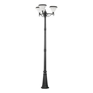 Wholesale All In One Solar Landscape Lighting Garden Pathway 3 Head Outdoor Post Light from china suppliers