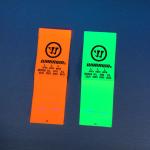 Center Fold Custom Clothing Labels Neck Iron On Name Labels