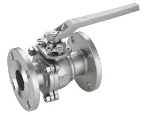 Wholesale 2 Piece CF3M DN50 CL150 Reduced Bore Flanged End Ball Valve Low Torque from china suppliers