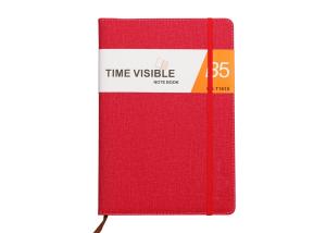 Wholesale Girls Leather Notebooks With Company Logo Elastic Ribbon Soft Tough Embossing from china suppliers