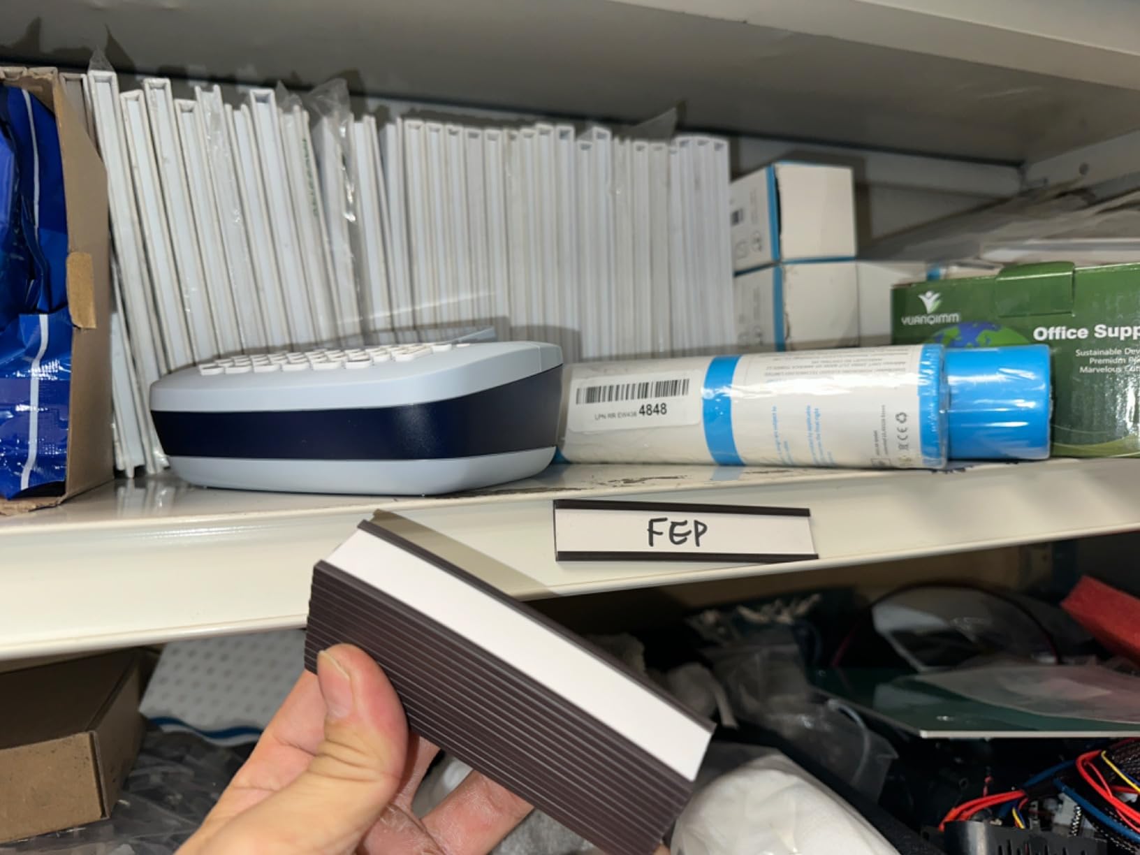 Functional Design Magnetic C Profile Channel Label Holders for Metal Racks and Shelves