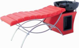 Wholesale Professional Custom Salon Shampoo Bed Full Lie Down For Hair Washing , Red Color from china suppliers