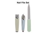 Multifunction Cushioned Nail File , Durable Carbon Steel Finger Nail Files