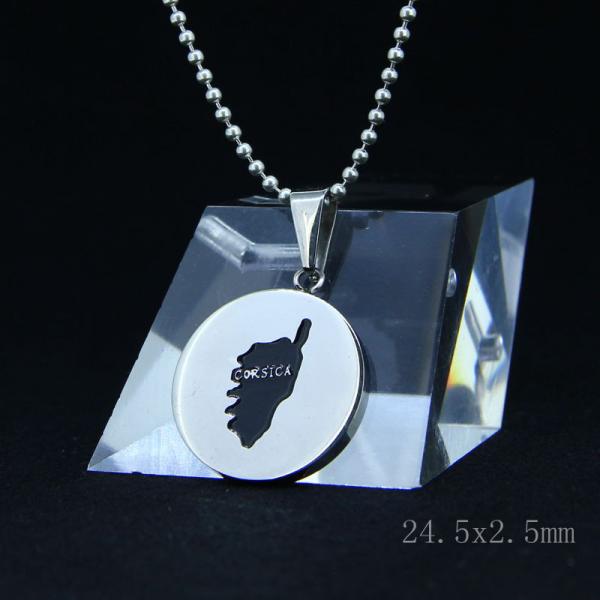 Fashion High Quality Fashion Stainless Steel Round Shapped Necklace Pendant