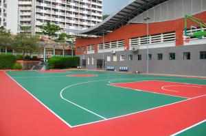 Wholesale 8MM Thickness Multifunctional Sport Court For School With Good Shock Absorption from china suppliers
