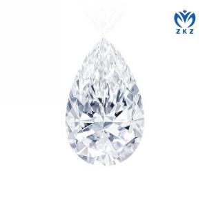 Wholesale Colorless 6.33 Carat CVD Pear Shaped Lab Grown Loose Diamonds Color F from china suppliers