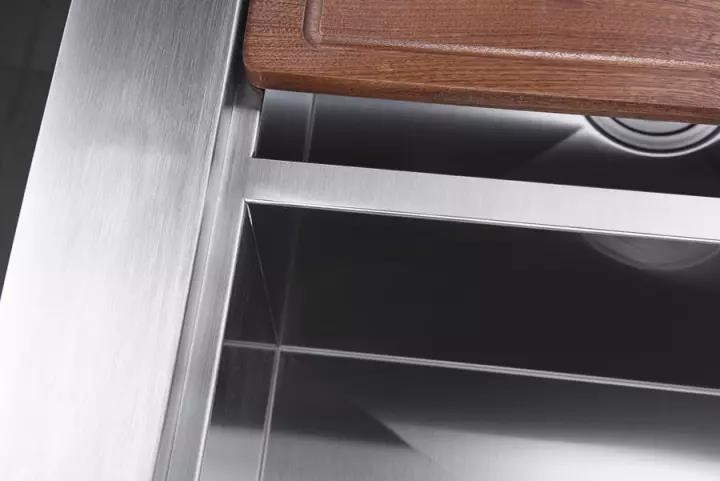 16G Thickness Undermount Stainless Steel Kitchen Sink Drainboard Brushed Surface Australia Style