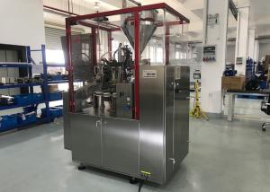 Wholesale PLC Cosmetic Bottle Filling Machine , Ointment Filling Machine Length 50-253mm from china suppliers