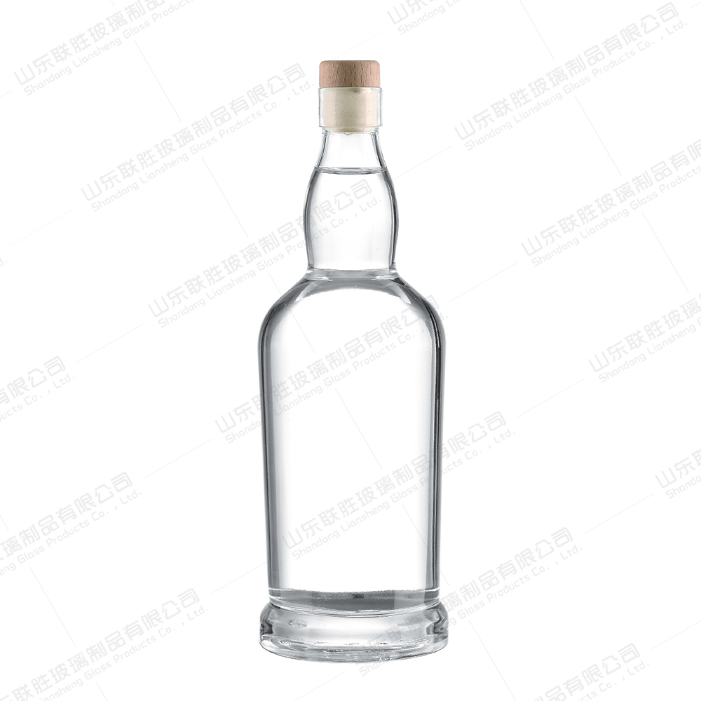 Glass Body Material 250ml 375ml 500ml 750ml 1000ml Alcoholic Beverage Bottle for Liquor
