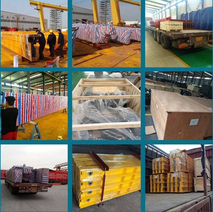 25T Single Girder Eot Crane Height 18m Low Noise Direct Drive