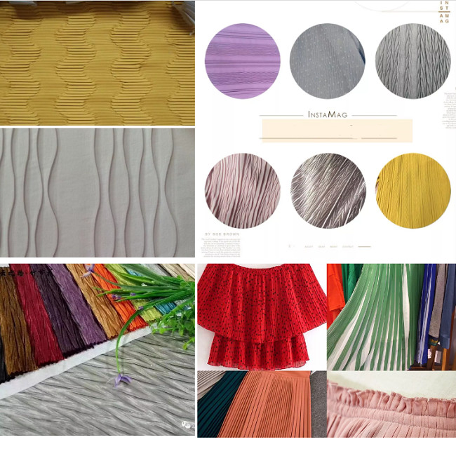 Textile Pleat Paper Fabric 40gsm Curtain Shade Computer Controlled Garment