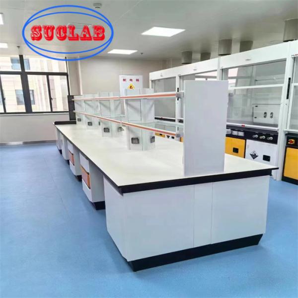 Integrated Steel Chemistry Lab Furniture With Cabinets Modern Design Easy