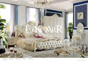Wholesale 2018 European Style Antique wooden king size soft bed from china suppliers