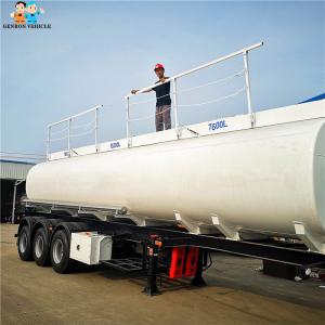 Wholesale 12.00R22.5 42000 45000 50000 Liters Steel Diesel Fuel Tanker Oil Semi Trailer from china suppliers