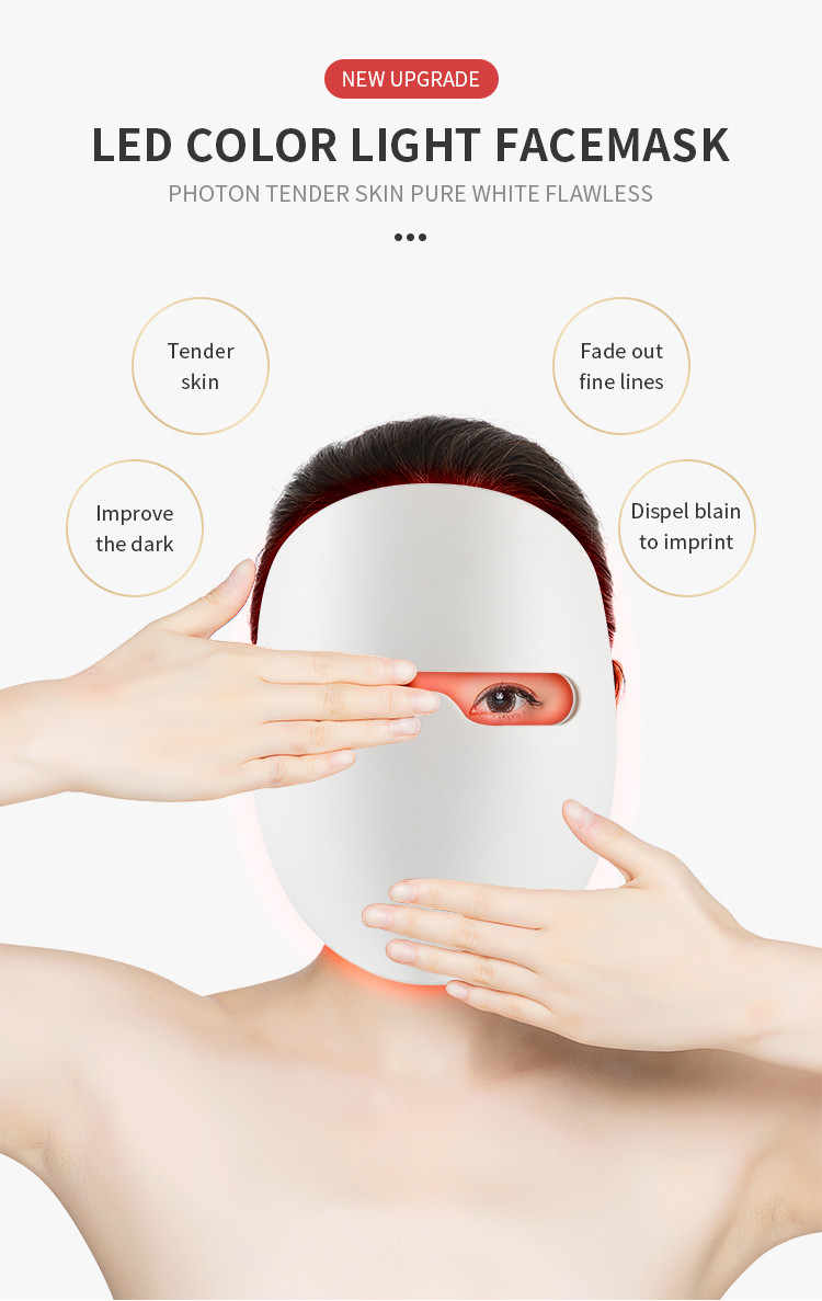380nm To 850nm LED Light Therapy Mask Minimize Pore