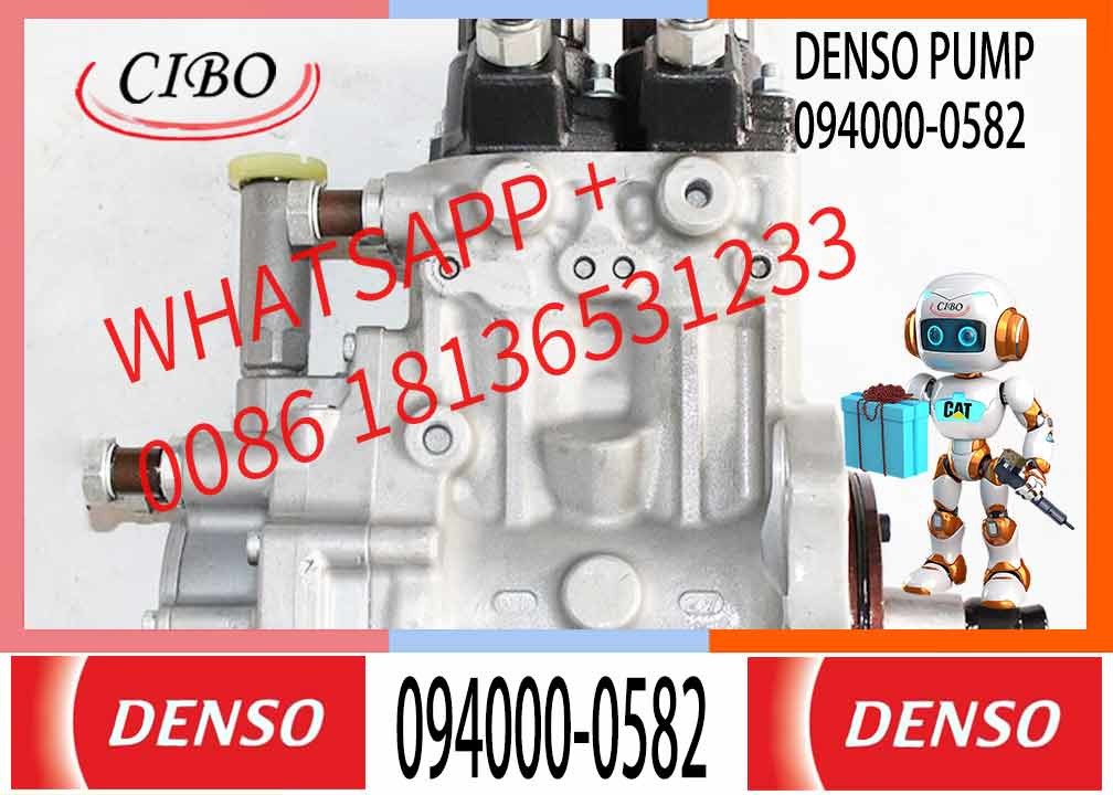 Engine Spare Parts Fuel Injection Pump 094000-0582 6261-71-1111 6261-71-1110 For Komatsu 6D140 Engine Fuel Injection Pum